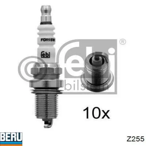 Vela de ignição Z255 Beru