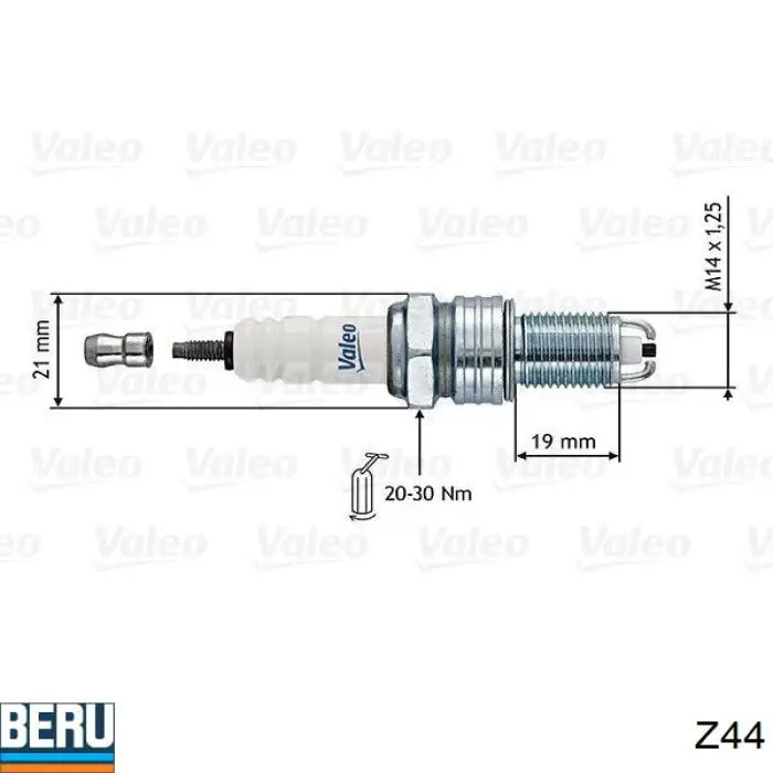 Compre Z44 Beru Vela de ignição