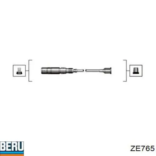 Compre ZE765 Beru Fios de alta voltagem, kit