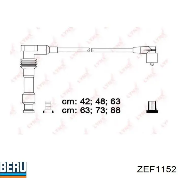 Compre ZEF1152 Beru Fios de alta voltagem, kit