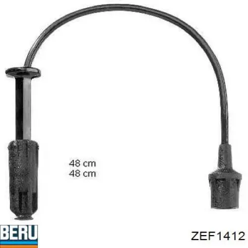 Fios de alta voltagem, kit 757 NGK