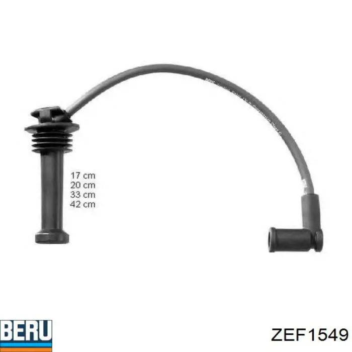 Fios de alta voltagem, kit Beru ZEF1549 preço, a partir de 28,73 USD