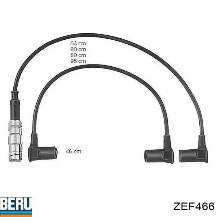 Fios de alta voltagem, kit Beru ZEF466 preço, a partir de 70,84 USD