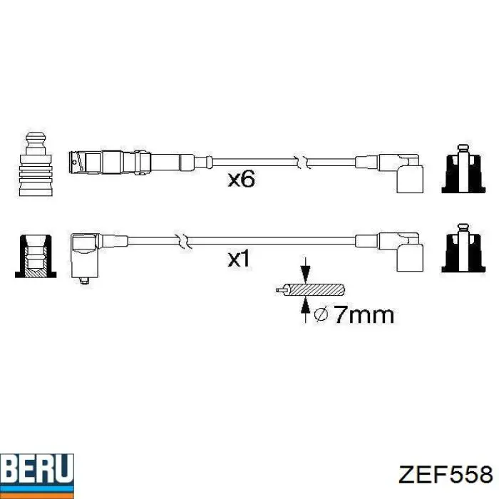 Compre ZEF558 Beru Fios de alta voltagem, kit