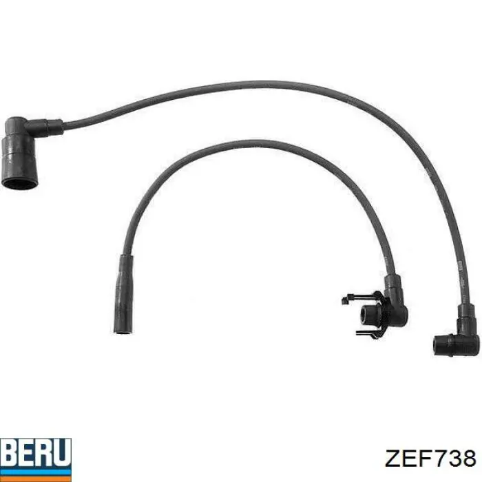  Fios de alta voltagem, kit Renault 19 I conversível (D53) (1991 - 1992) I