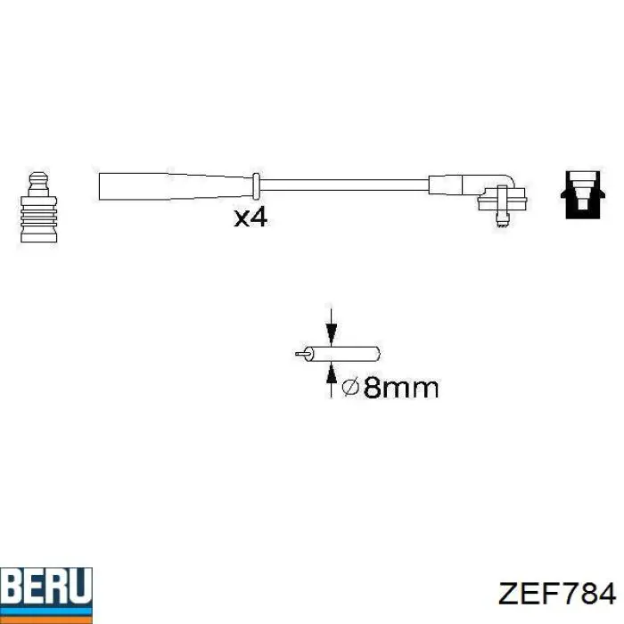 Compre 632 NGK Fios de alta voltagem, kit