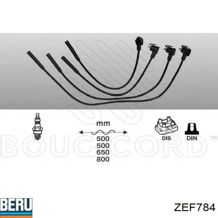 Fios de alta voltagem, kit 632 NGK