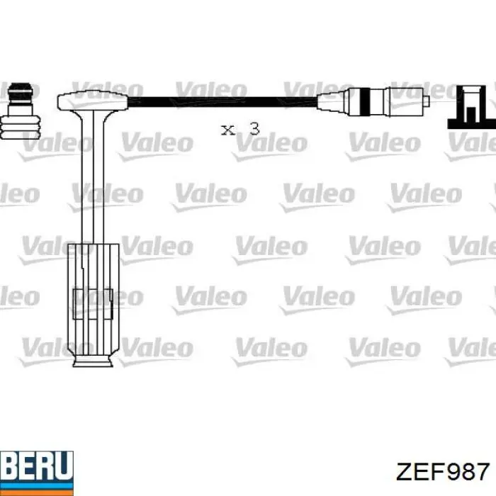 Compre ZEF987 Beru Fios de alta voltagem, kit