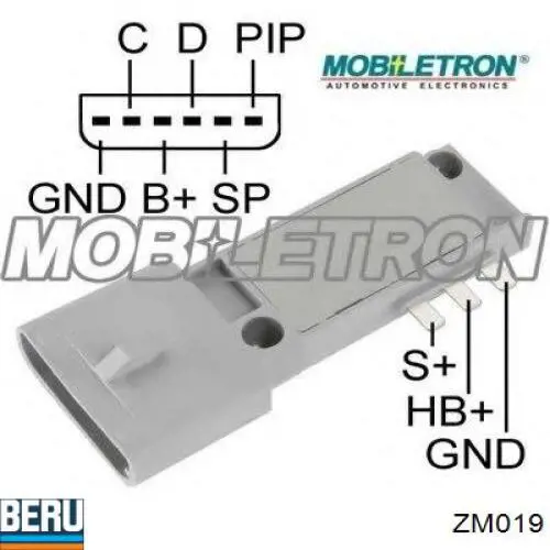 Compre ZM019 Beru Módulo de ignição (comutador)