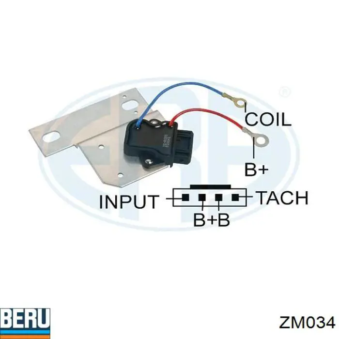 Módulo de ignição (comutador) ZM034 Beru