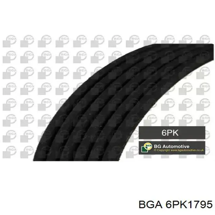 Correia dos conjuntos de transmissão BGA 6PK1795 preço, a partir de 17,55 USD