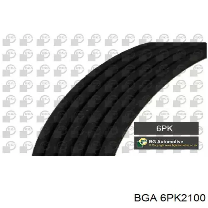 Correia dos conjuntos de transmissão BGA 6PK2100 preço, a partir de 27,89 USD