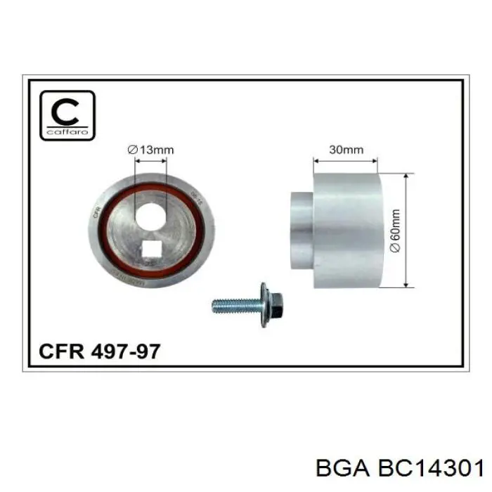 Rolo de reguladora de tensão da correia do mecanismo de distribuição de gás BGA BC14301 preço, a partir de 29,10 USD