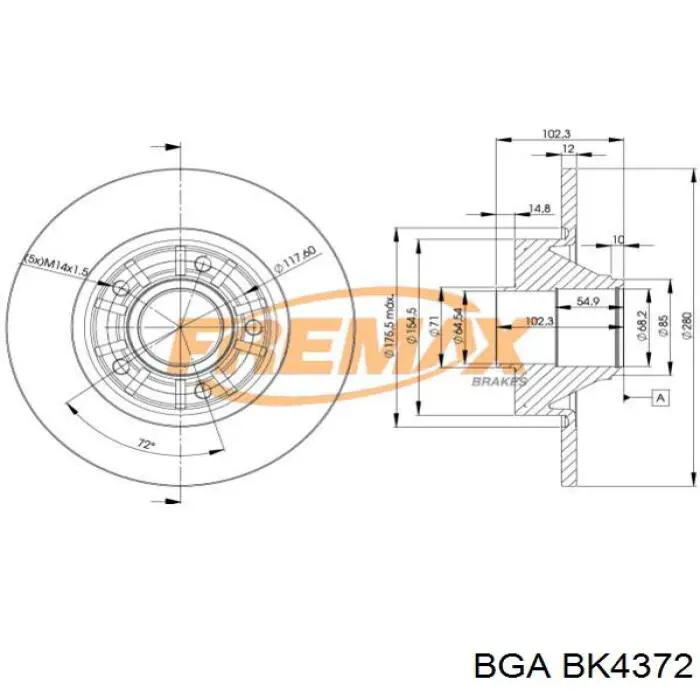 Parafuso de cabeça de motor (CBC) Elring 010180 preço, a partir de 27,60 USD