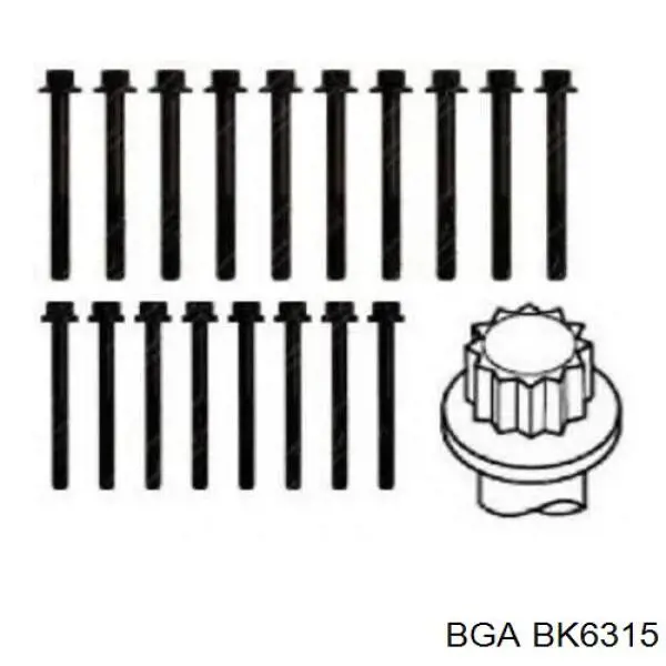 T1007700 Glaser Parafuso de cabeça de motor (CBC)