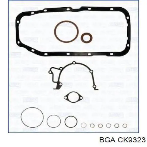 Kit inferior de vedantes de motor CK9323 BGA