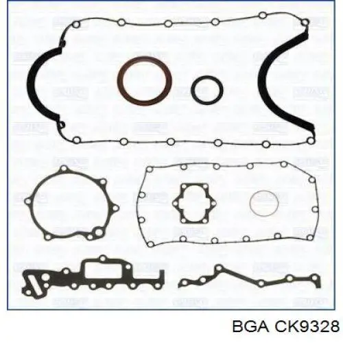 Compre 428630P Corteco Kit inferior de vedantes de motor
