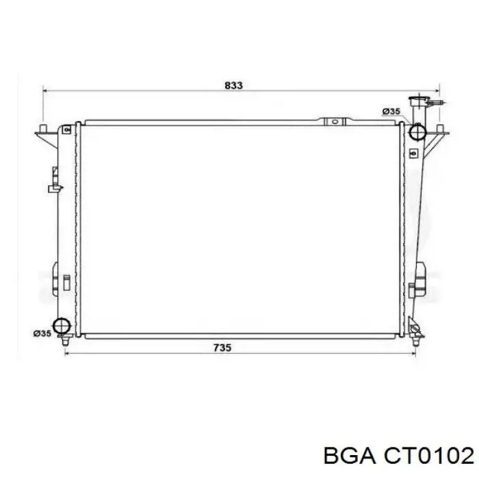 Compre CT0102 BGA Caixa do termostato