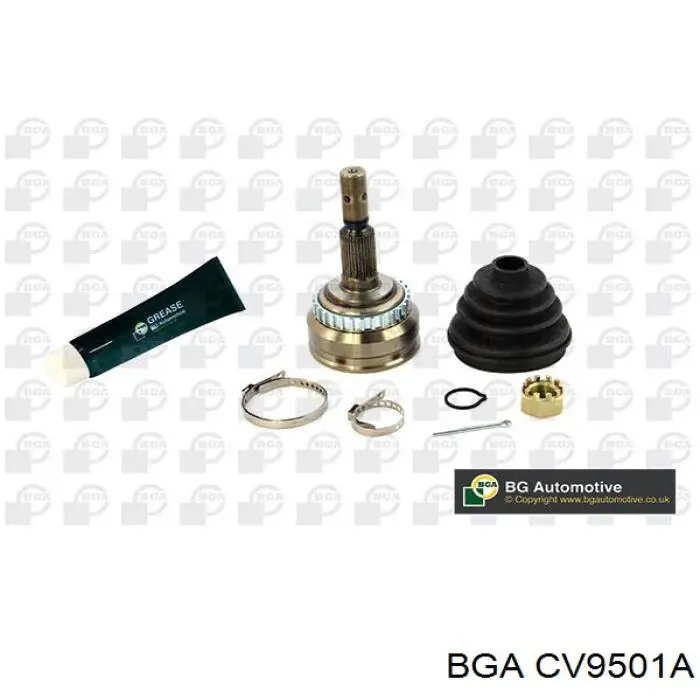 Junta homocinética externa dianteira BGA CV9501A preço, a partir de 42,33 USD