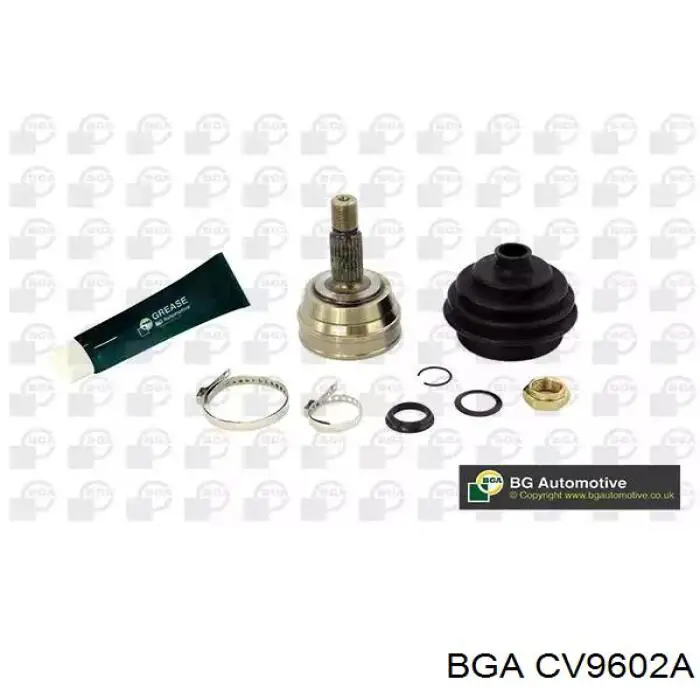 CV9602A BGA Junta homocinética externa dianteira