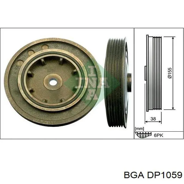 Compre DP1059 BGA Polia de cambota