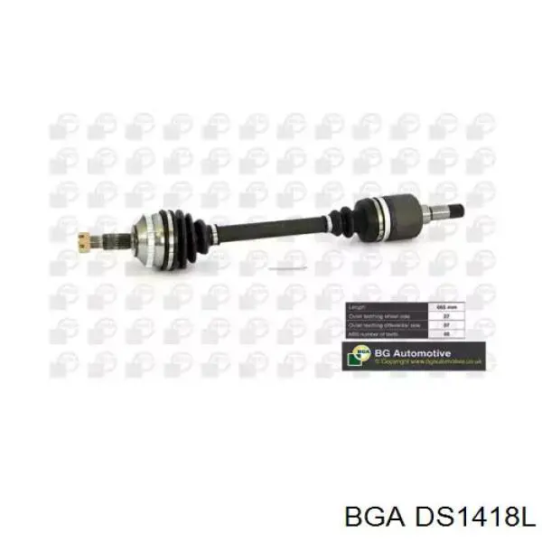 Semieixo (acionador) dianteiro esquerdo BGA DS1418L preço, a partir de 112,42 USD