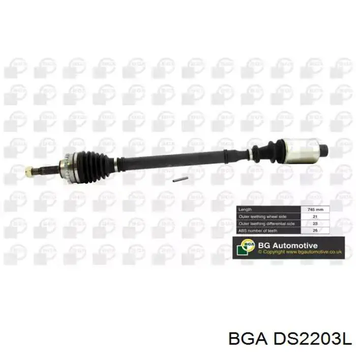Compre 46307998 Fiat/Alfa/Lancia Semieixo (acionador) dianteiro esquerdo