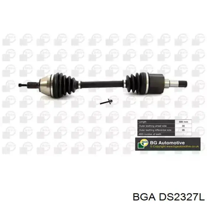 Semieixo (acionador) dianteiro esquerdo Volvo 36001356 preço, a partir de 86,83 USD
