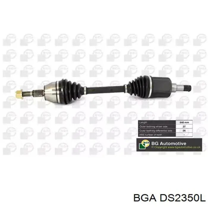 1686592 Ford Semieixo (acionador) dianteiro esquerdo
