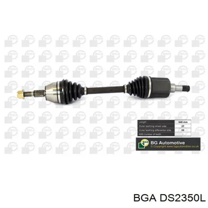 Semieixo (acionador) dianteiro esquerdo Ford 1828482 preço, a partir de 77,40 USD