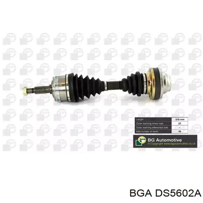 DS5602A BGA Semieixo (acionador) dianteiro