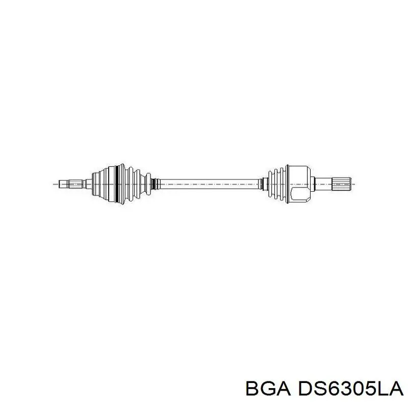Compre DS6305LA BGA Semieixo (acionador) dianteiro esquerdo