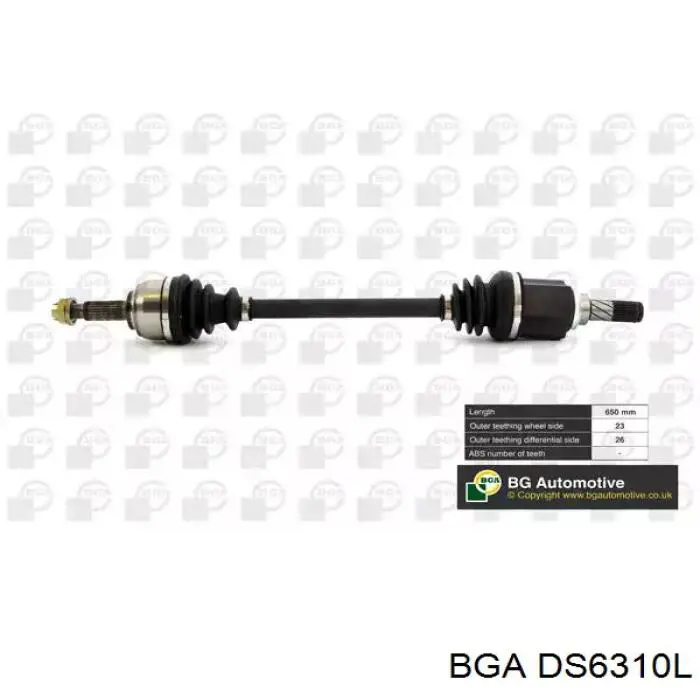 DS6310L BGA Semieixo (acionador) dianteiro esquerdo