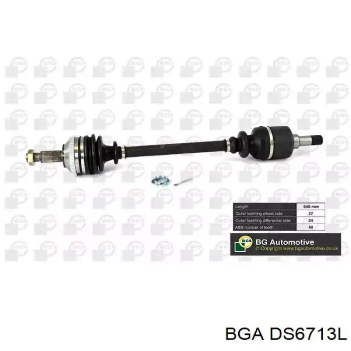 DS6713L BGA Semieixo (acionador) dianteiro esquerdo