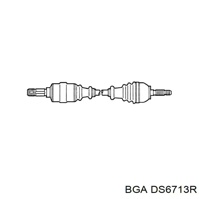 Compre DS6713R BGA Semieixo (acionador) dianteiro esquerdo