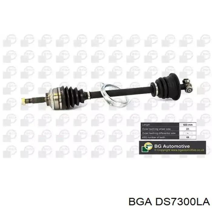 DS7300LA BGA Semieixo (acionador) dianteiro esquerdo
