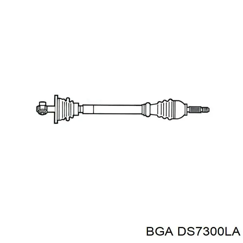 Semieixo (acionador) dianteiro esquerdo BGA DS7300LA preço, a partir de 101,64 USD