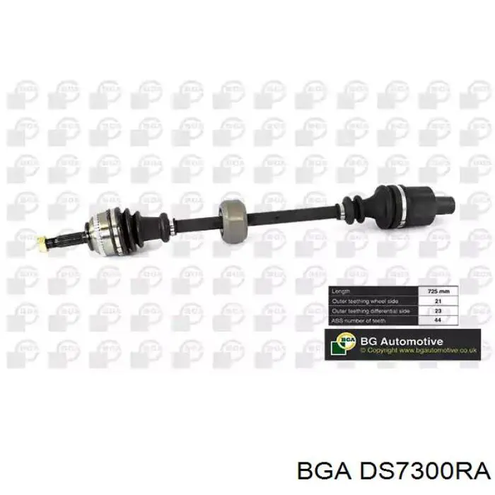 DS7300RA BGA Semieixo (acionador) dianteiro direito