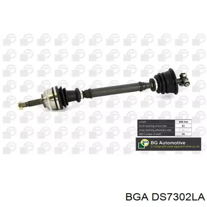 DS7302LA BGA Semieixo (acionador) dianteiro esquerdo