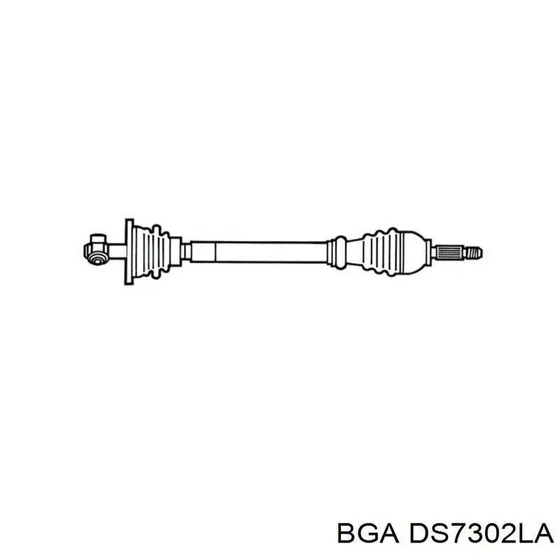 Semieixo (acionador) dianteiro esquerdo BGA DS7302LA preço, a partir de 68,66 USD