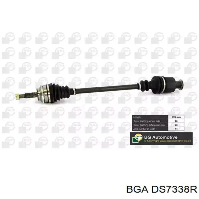 DS7338R BGA Semieixo (acionador) dianteiro direito