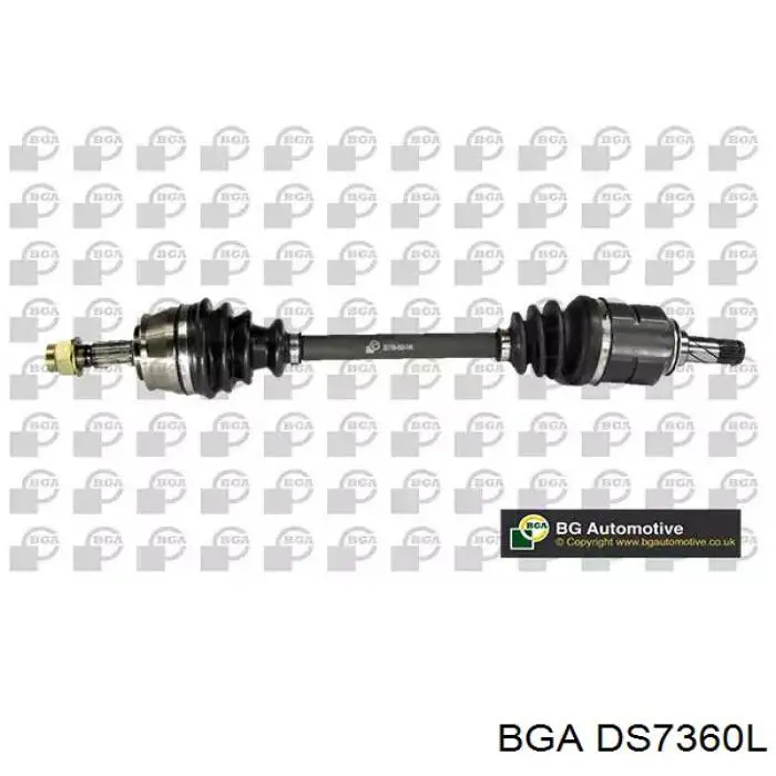 Semieixo (acionador) dianteiro esquerdo BGA DS7360L preço, a partir de 92,04 USD