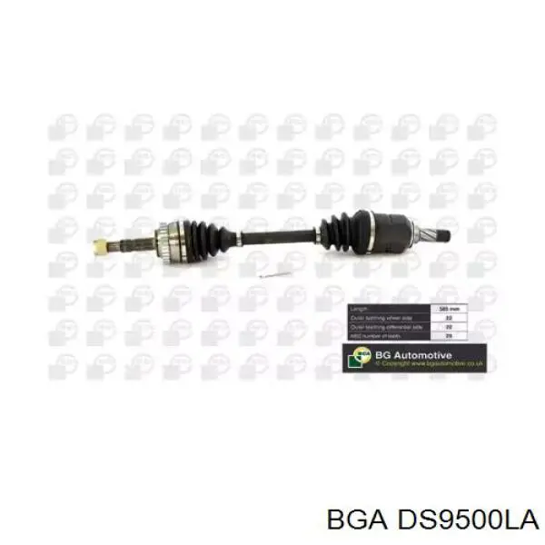 Compre DS9500LA BGA Semieixo (acionador) dianteiro esquerdo