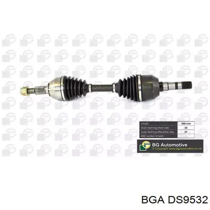 DS9532 BGA Semieixo (acionador) dianteiro