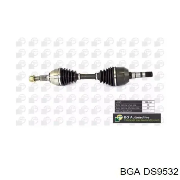 Semieixo (acionador) dianteiro BGA DS9532 preço, a partir de 95,38 USD