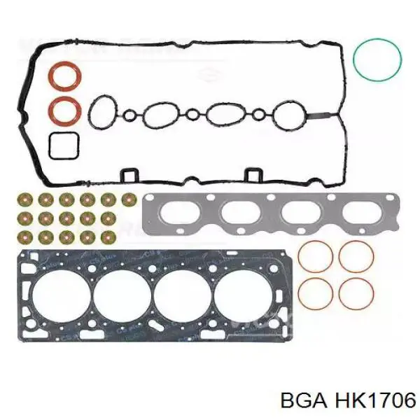 1606537 Opel Kit superior de vedantes de motor