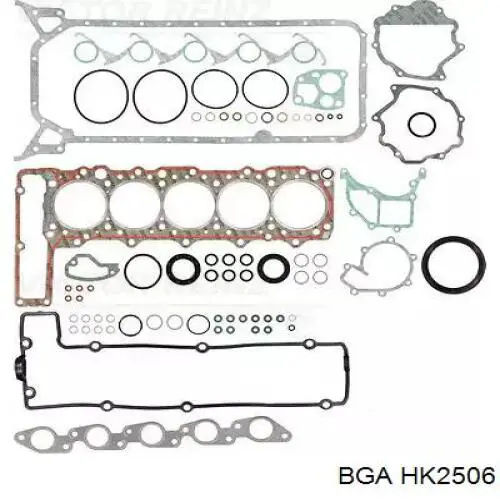 HK2506 BGA Kit superior de vedantes de motor