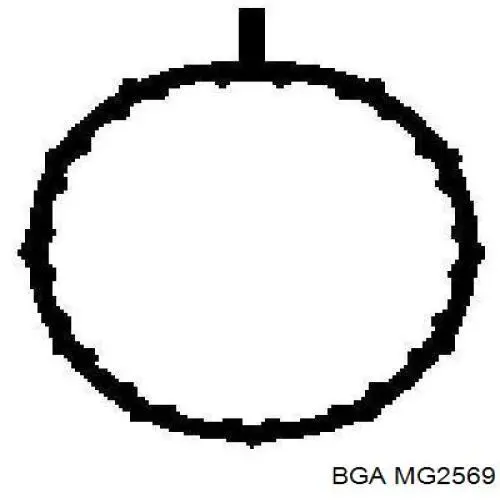 Vedante de tubo coletor de admissão BGA MG2569 preço, a partir de 13,03 USD