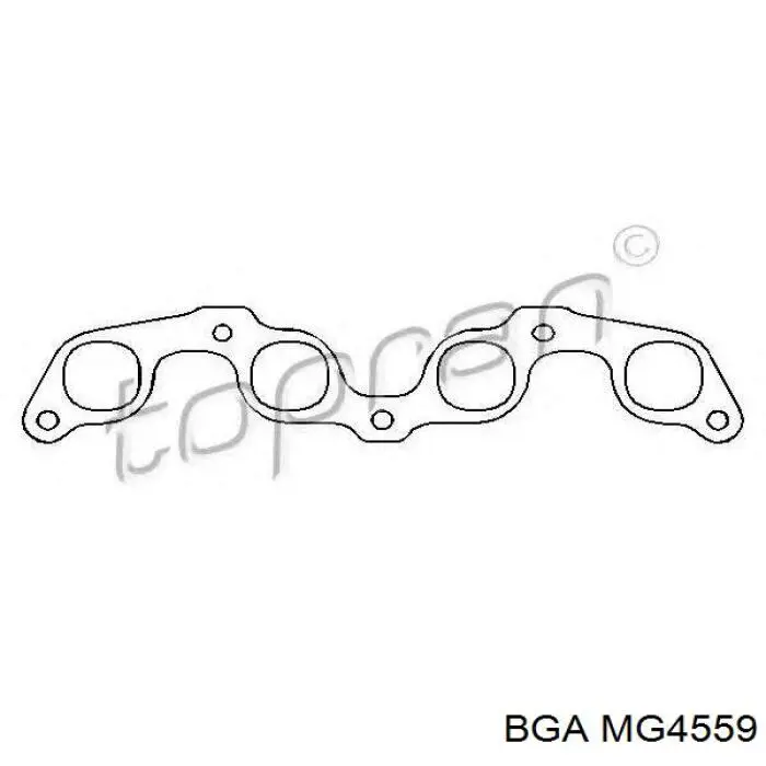 Vedante de tubo coletor de escape BGA MG4559 preço, a partir de 5,16 USD