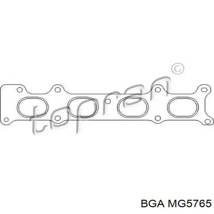 Compre MG5765 BGA Vedante de tubo coletor de escape